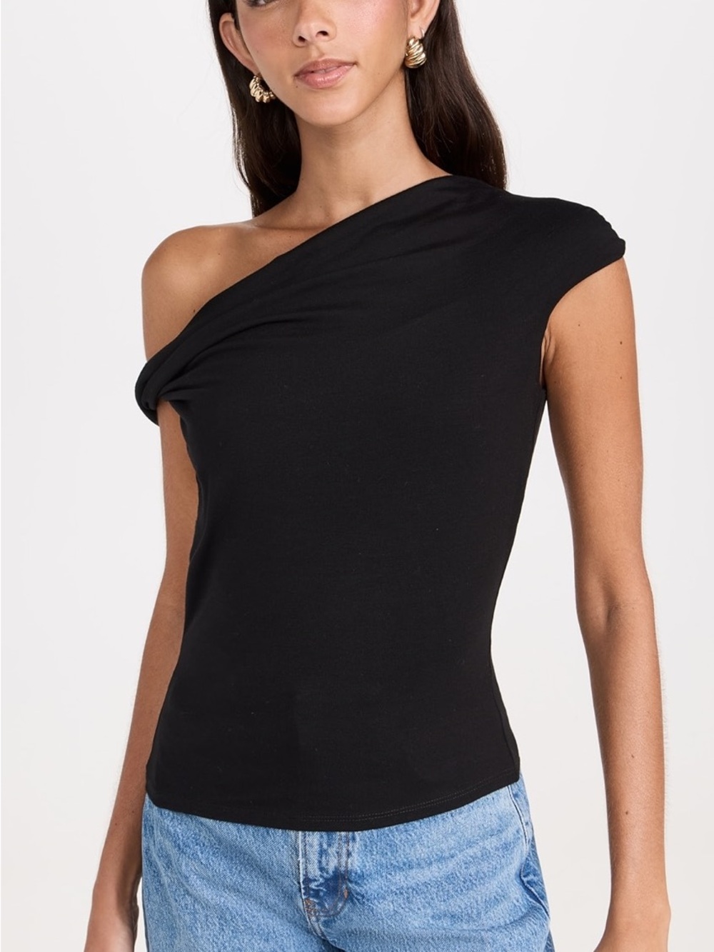Reformation Cello Off Shoulder Ruched Knit Top - Picture 2 of 8